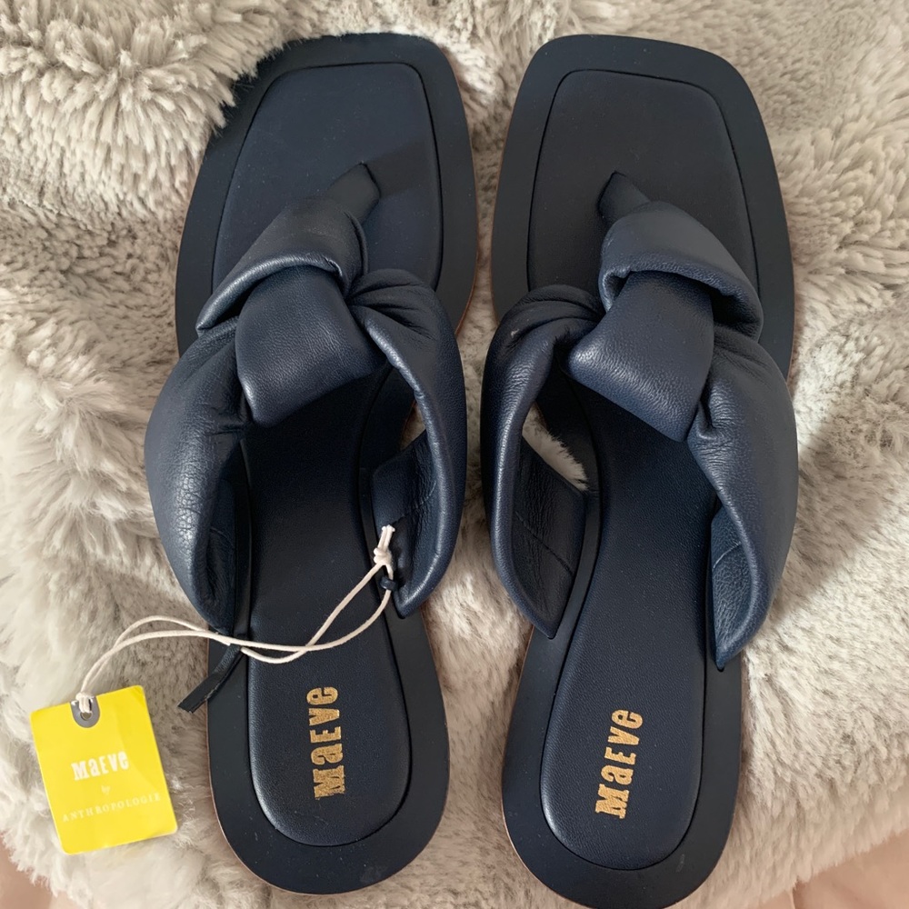 Maeve Puffy Knotted Sandals